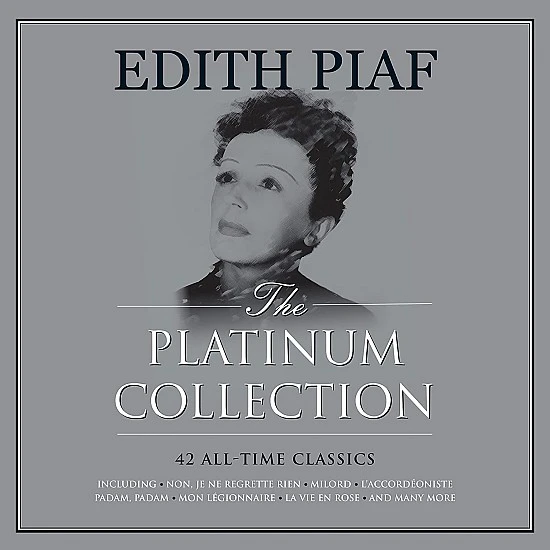 Edith Piaf – The Platinum Collection (Beyaz Renkli) Plak 3 LP