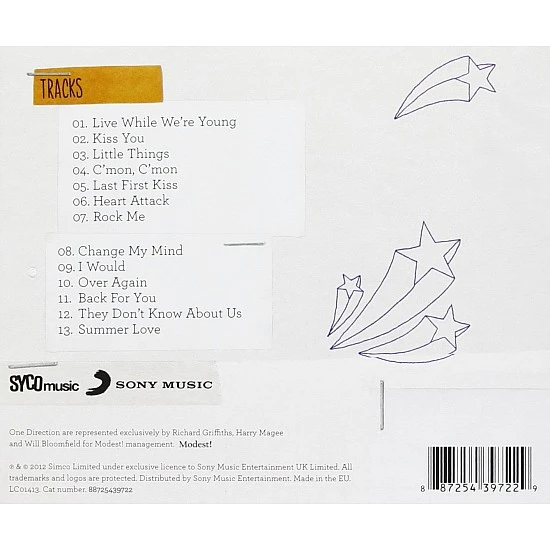 One Direction – Take Me Home CD