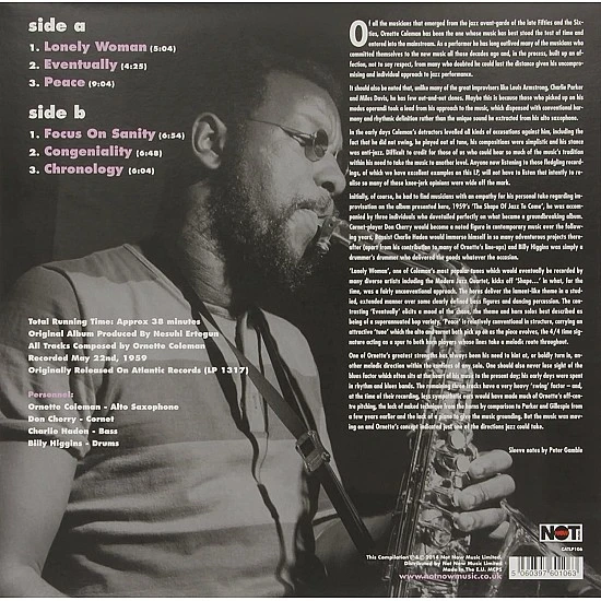 Ornette Coleman – The Shape Of Jazz To Come Plak LP