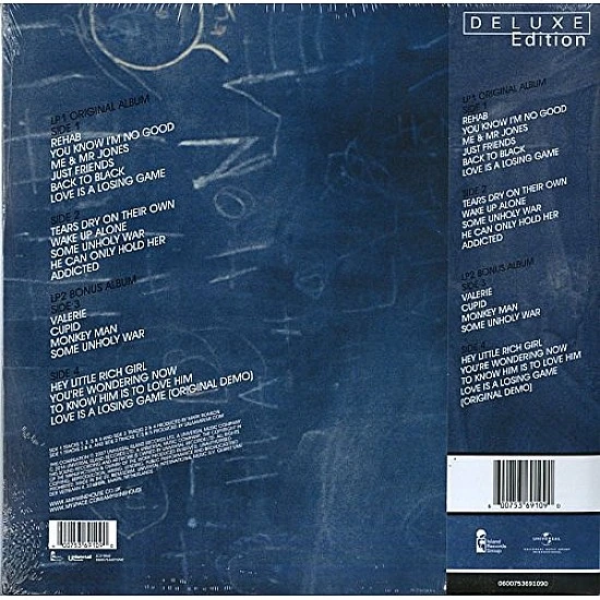 Amy Winehouse - Back to Black (Deluxe) Plak 2 LP