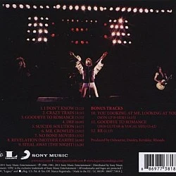 Ozzy Osbourne - Blizzard Of Ozz CD