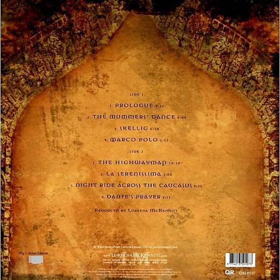 Loreena McKennitt - The Book Of Secrets Plak LP
