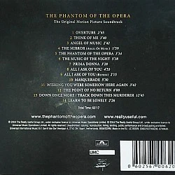 Andrew Lloyd Webber - The Phantom Of The Opera Soundtrack CD