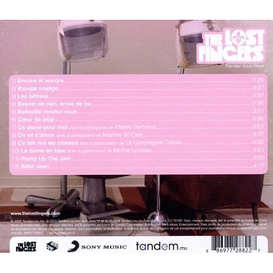 The Lost Fingers - Rendez-Vous Rose CD