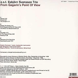 Esbjörn Svensson Trio - E.S.T. - From Gagarin's Point Of View Caz (Kırmızı Renkli) Plak 2 LP