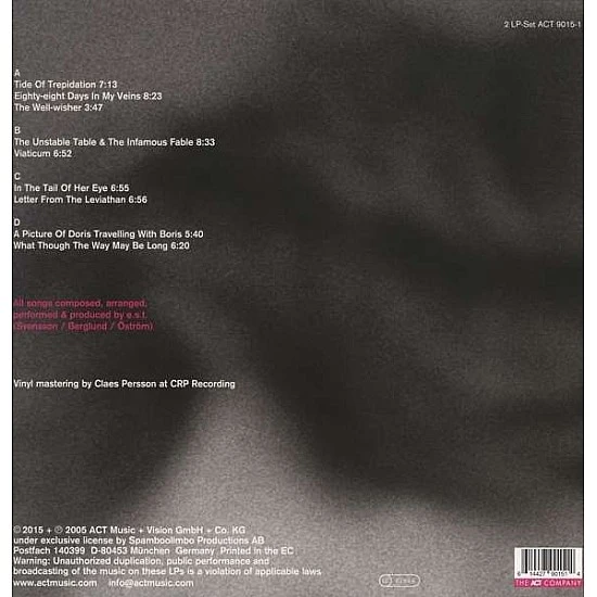 Esbjörn Svensson Trio - E.S.T. - Viaticum (Şeffaf Renkli) Plak 2 LP