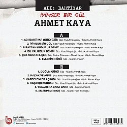 Ahmet Kaya - Adı Bahtiyar İyimser Bir Gül Mavi Renkli Plak LP