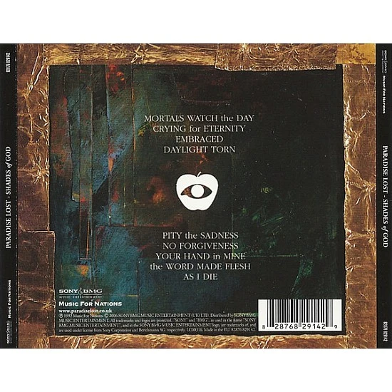 Paradise Lost - Shades Of God CD