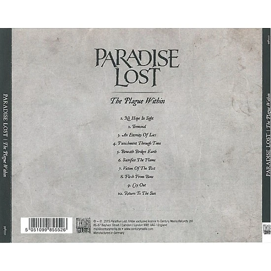 Paradise Lost – The Plague Within CD