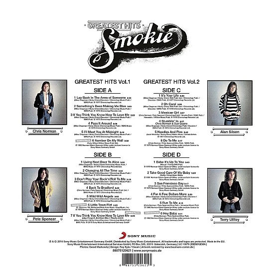 Smokie – Greatest Hits (Beyaz Renkli) Plak 2 LP