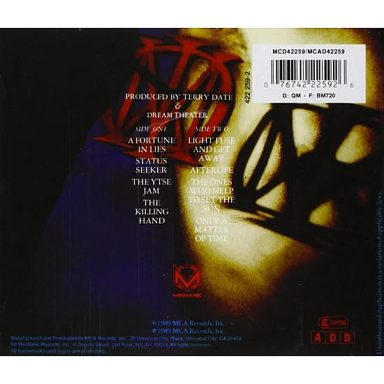 Dream Theater - When Dream And Day Unite CD