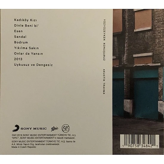 Yüzyüzeyken Konuşuruz - Akustik Travma CD