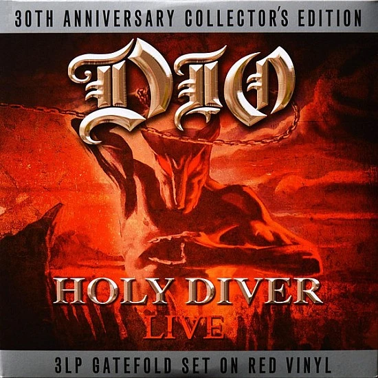 Dio - Holy Diver Live Kırmızı Renkli Plak 3 LP