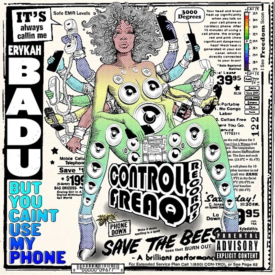 Erykah Badu ‎– But You Caint Use My Phone (Şeffaf Renkli)  Plak LP