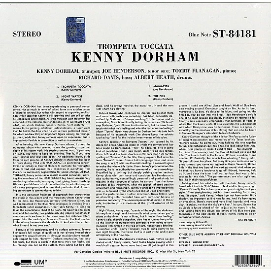 Kenny Dorham - Trompeta Toccata Plak LP
