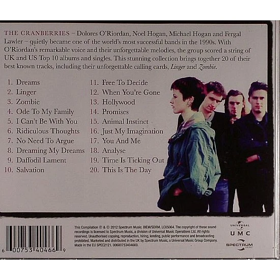 The Cranberries - Dreams - The Collection (Best of) CD