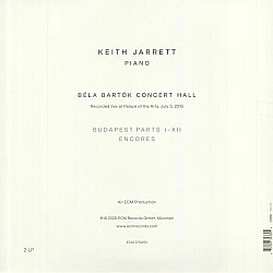 Keith Jarrett - Budapest Concert Plak 2 LP 