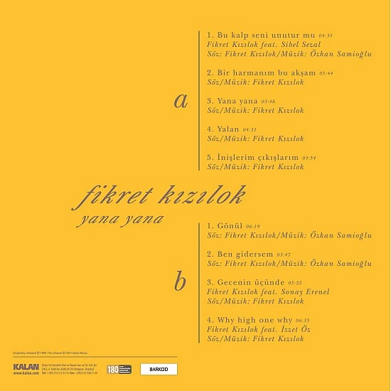 Fikret Kızılok - Yana Yana Plak LP