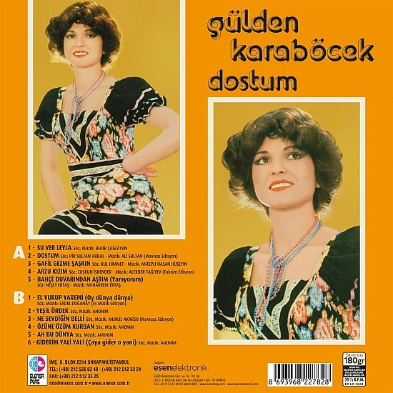 Gülden Karaböcek - Dostum Plak LP
