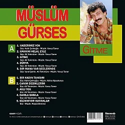 Müslüm Gürses - Gitme Plak LP