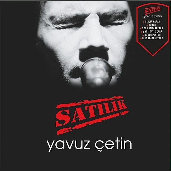 Yavuz Çetin ‎– Satılık (Yeni Basım) Plak LP