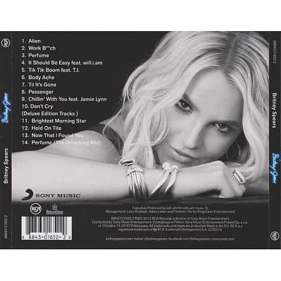Britney Spears - Britney Jean (Deluxe) CD +4 Bonus Şarkı
