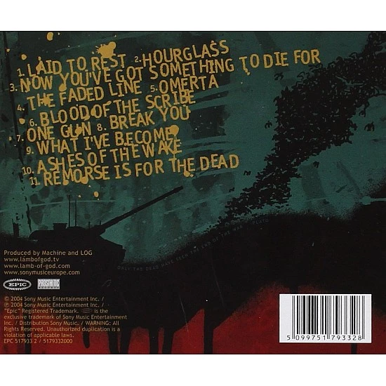 Lamb Of God - Ashes Of The Wake CD