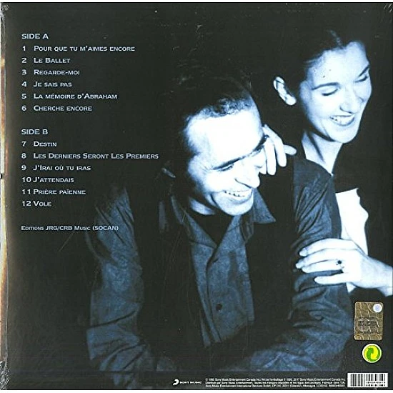 Celine Dion ‎– D'Eux Plak LP