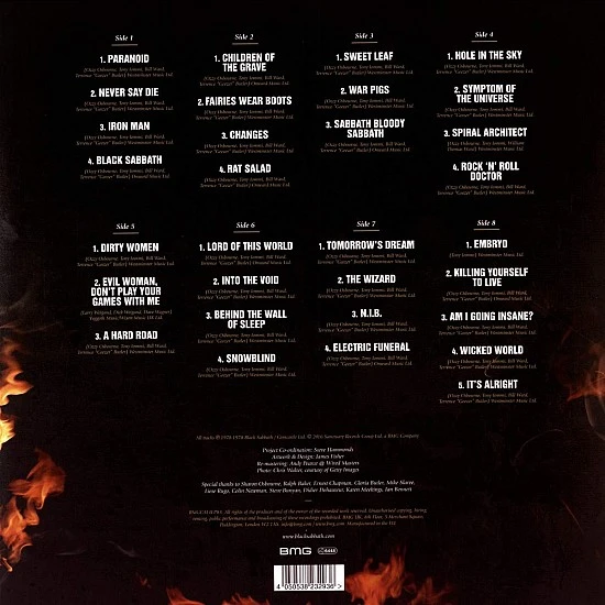 Black Sabbath – The Ultimate Collection (Altın Renkli) Plak 4 LP