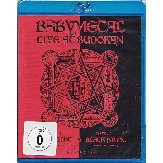 Babymetal ‎– Live At Budokan - Red Night & Black Night Apocalypse Blu-ray Disk