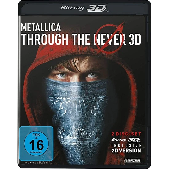 Metallica ‎– Through The Never 3D +2D Blu-ray 2 Disk