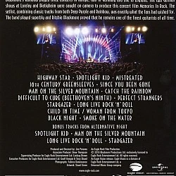 Rainbow ‎– Memories In Rock - Live In Germany Blu-ray Disk