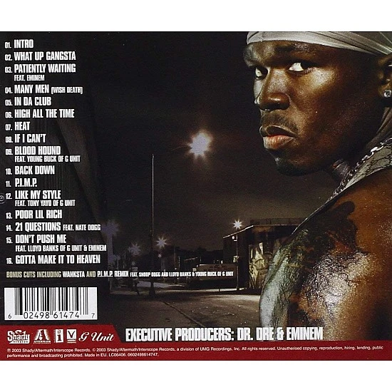 50 Cent - Get Rich Or Die Tryin' CD