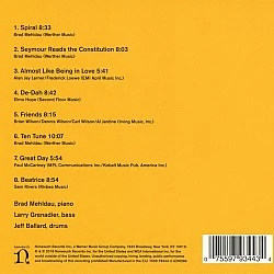 Brad Mehldau Trio - Seymour Reads The Constitution! CD