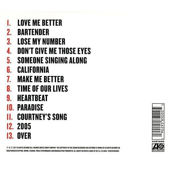 James Blunt ‎– The Afterlove (Extended - 3 Bonus Şarkı) CD