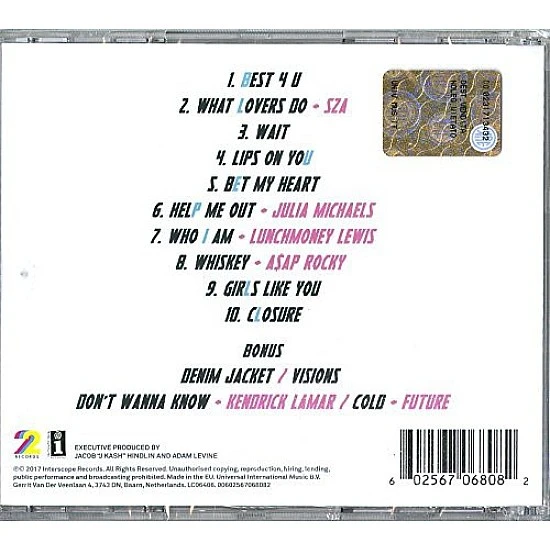 Maroon 5 - Red Pill Blues CD
