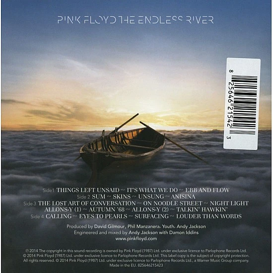Pink Floyd ‎– The Endless River CD