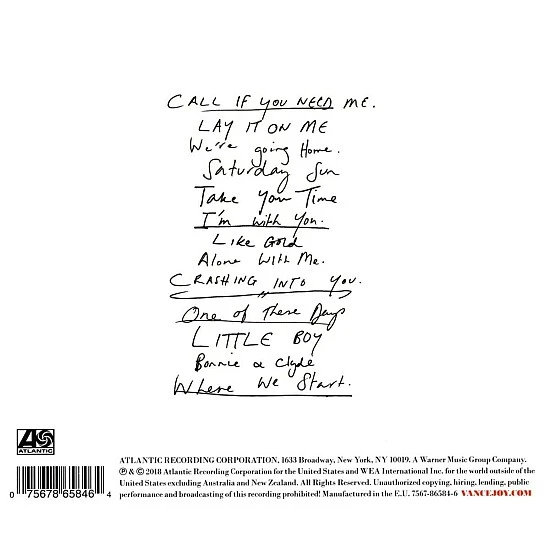 Vance Joy - Nation Of Two CD