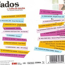Fados By Carlos Saura The Original Soundtrack CD
