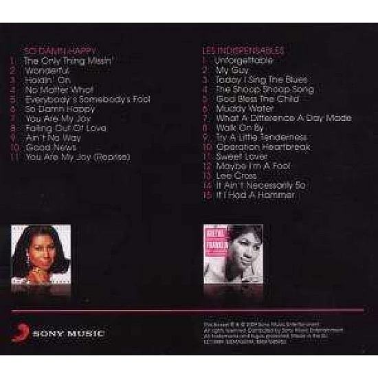 Aretha Franklin ‎– So Damn Happy/ Les Indispensables 2 CD