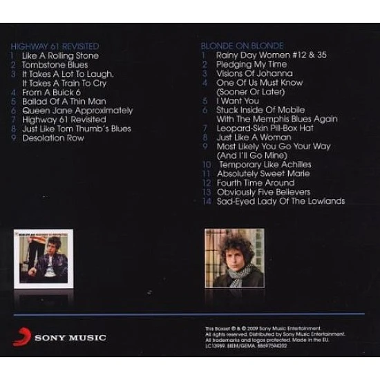 Bob Dylan - Highway 61 Revisited/Blond on Blond CD (İki Albüm Bir Arada)