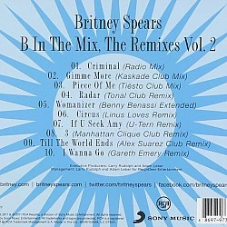 Britney Spears - B In The Mix - The Remixes Vol. 2 CD