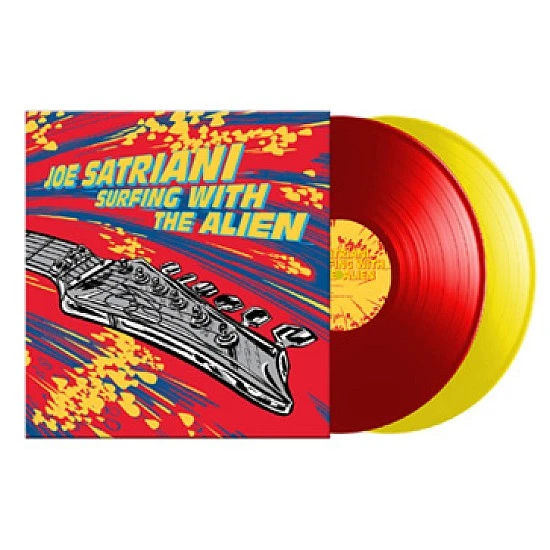 Joe Satriani ‎– Surfing With The Alien (Sarı - Kırmızı Renkli) Plak 2 LP