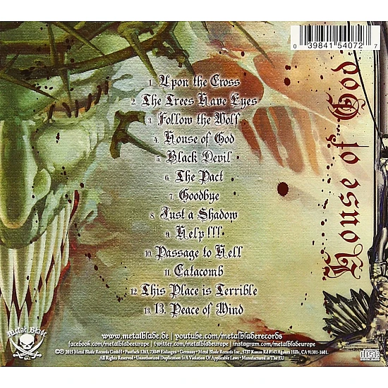 King Diamond ‎– House Of God Digipak CD