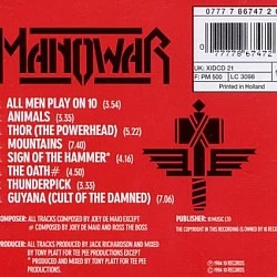 Manowar - Sign Of The Hammer CD