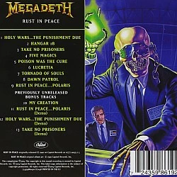 Megadeth - Rust In Peace CD + 4 Bonus Şarkı