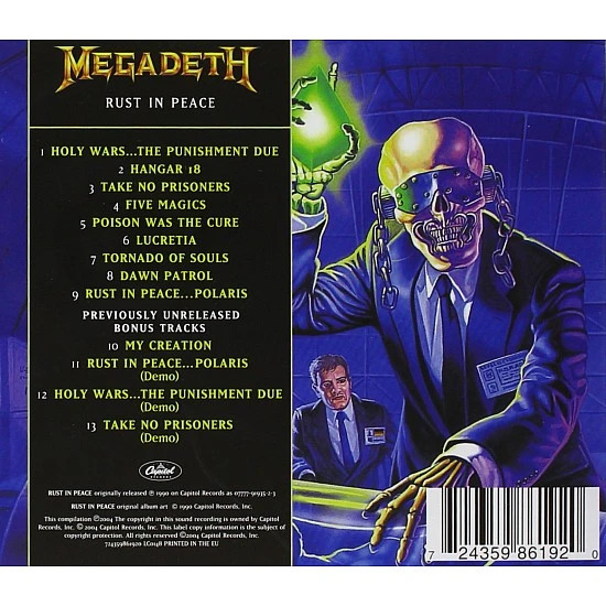 Megadeth - Rust In Peace CD + 4 Bonus Şarkı
