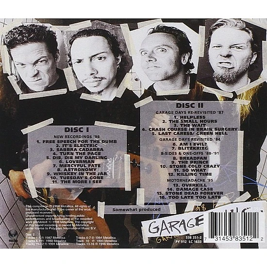 Metallica - Garage Inc. CD