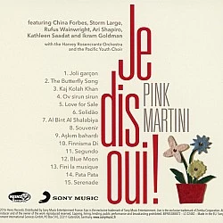 Pink Martini - Je Dis Oui! CD