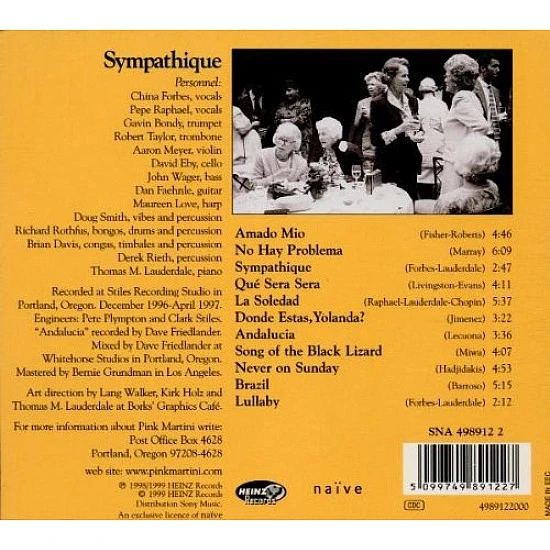 Pink Martini - Sympathique Digipak CD